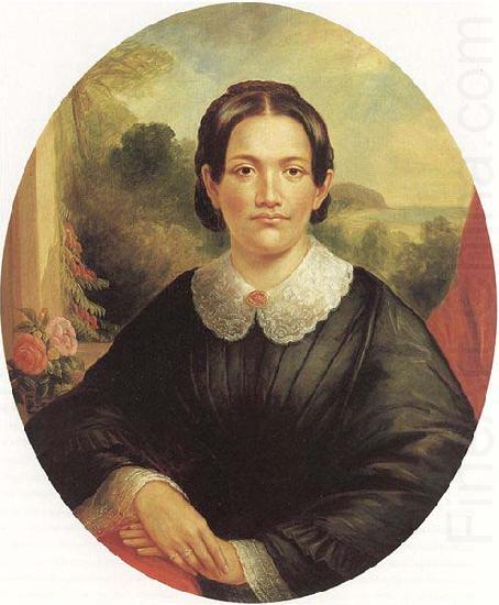 John Mix Stanley Portrait of Mrs. Benjamin Pitman china oil painting image
